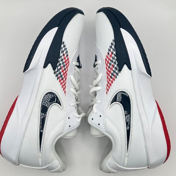 Men's Nike Air Zoom GT Cut Academy USA White Obsidian HM9424-100 Size 10 - Picture 6 of 10